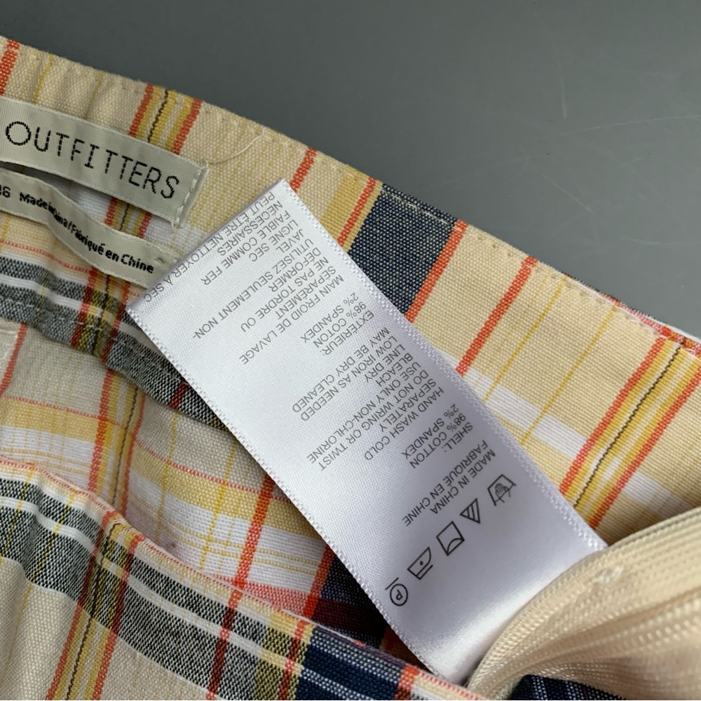Urban Outfitters Leila Womens Clueless Preppy Plaid Kick Flare Crop Pant 12 - Picture 14 of 14